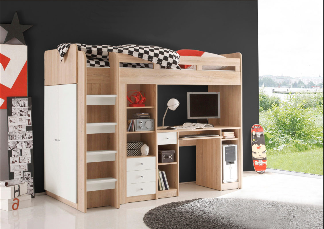 Moderne hochbetten optimal für kleine kinderzimmer!
